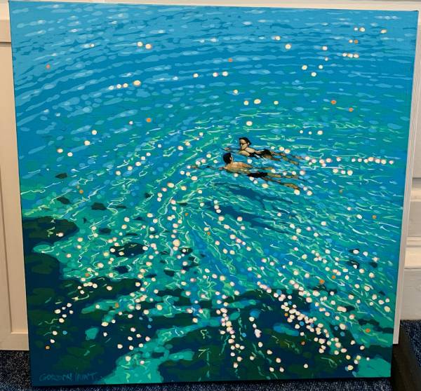 - Acrylic on Canvas, Painting by Gordon Hunt, measuring 60 x 60 cm (H x W) £680